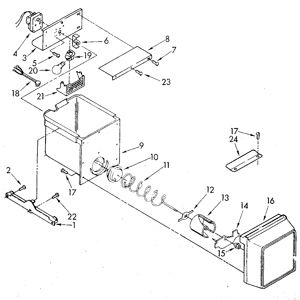 Whirlpool ED22DWXTN02 freezer interior diagram
