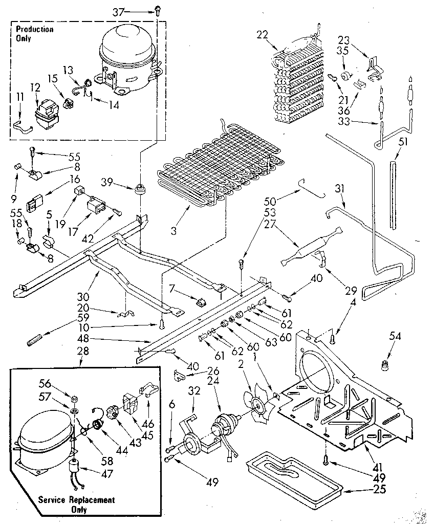 Whirlpool ED22DWXTN02 unit diagram
