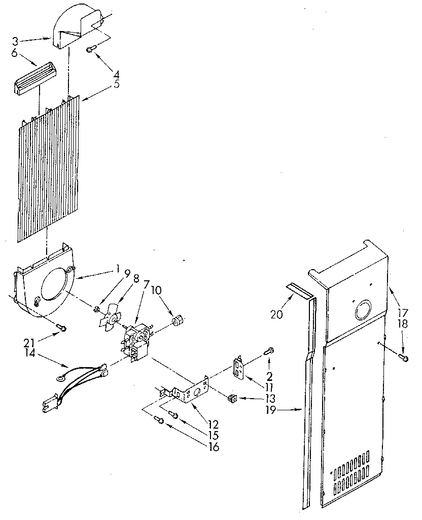 Whirlpool ED22DWXTN02 air flow diagram