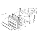 Whirlpool ET22DKXVF00 freezer door diagram