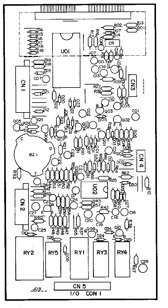Kenmore 7218965380 circuit board diagram