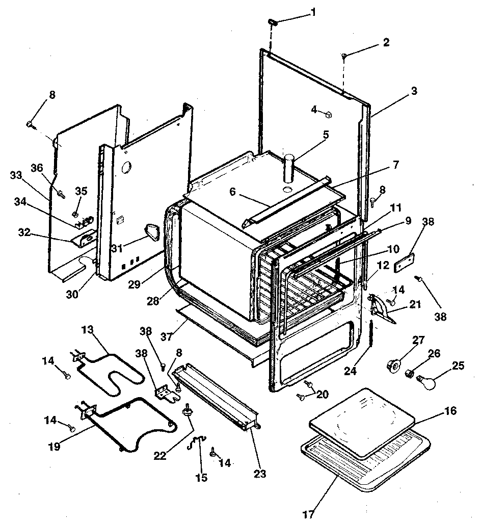 Kenmore 1199058811 body diagram