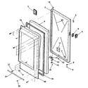 Kenmore 2538290511 door diagram