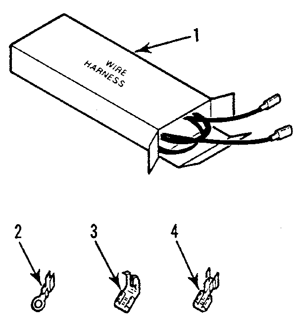 Kenmore 9114648891 wire harnesses & components diagram
