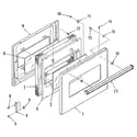 Kenmore 2783128891 upper and lower door diagram