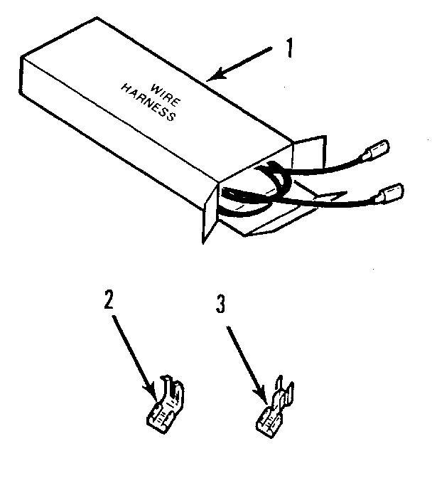 Kenmore 2783128891 wire harnesses and components diagram