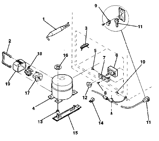 Kenmore 2538192381 unit diagram