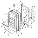 Kenmore 2538293911 door diagram