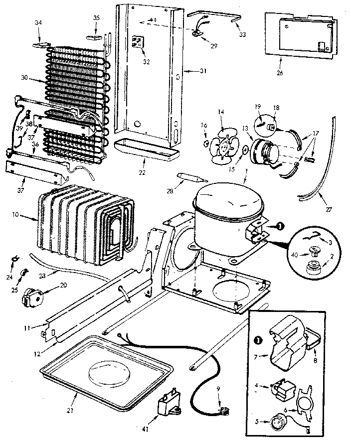 Jenn-Air JRSDX244B-M8N05A unit parts diagram