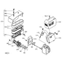 Kubota W5019-PC air cleaner - muffler - carburetor diagram