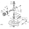Kubota W5019-PC piston - crankshaft diagram
