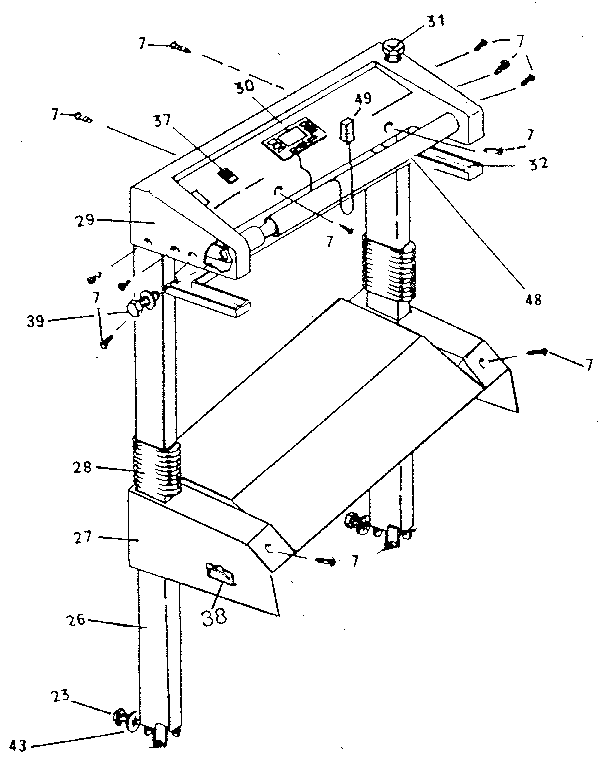 Lifestyler 49929640 console assembly diagram