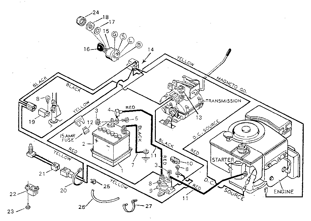 Craftsman 502254133 pictorial wiring diagram diagram