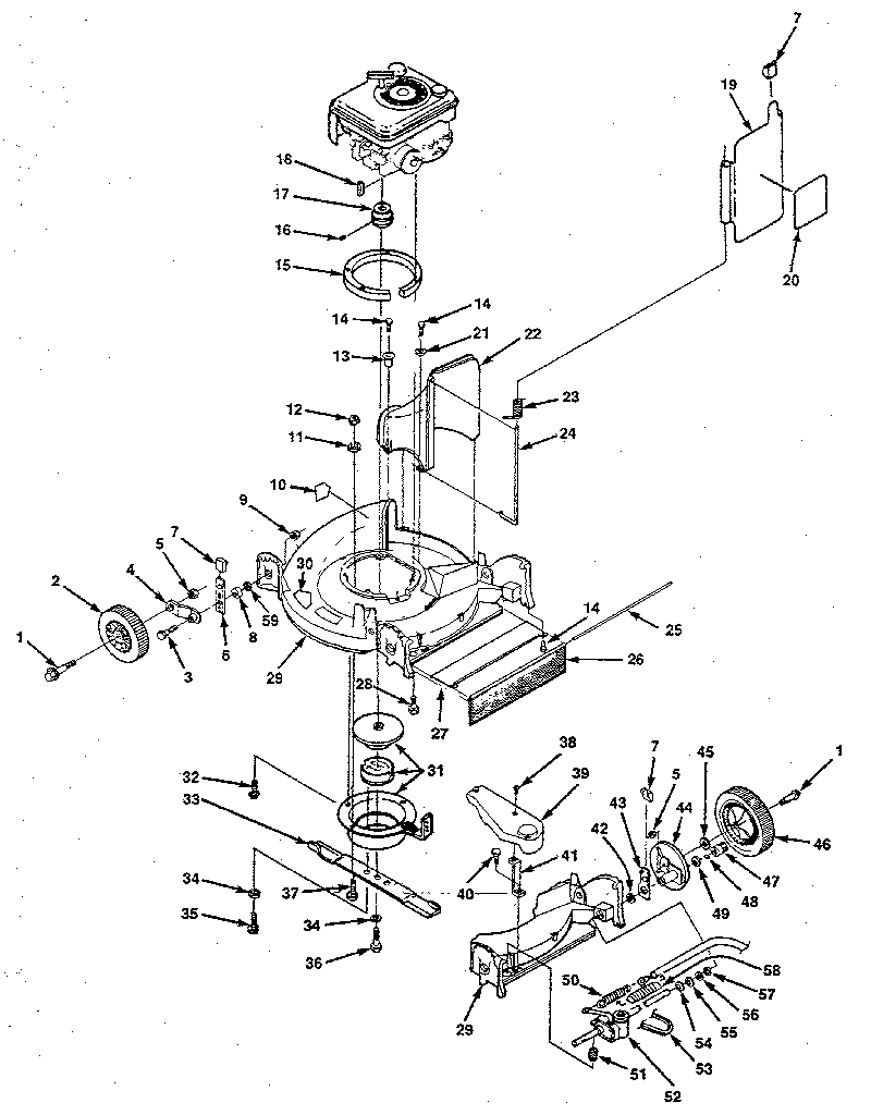 Homelite SB21P5C figure 1 diagram