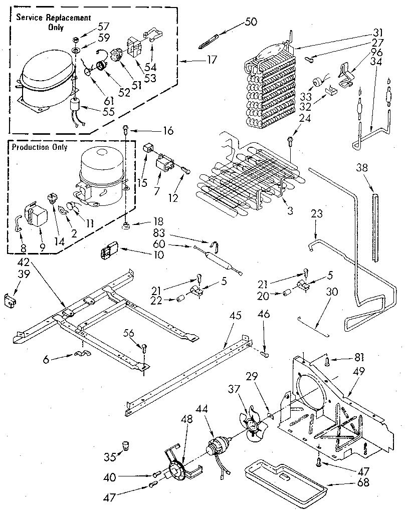Whirlpool ED20PKXSF02 unit diagram