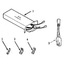 Kenmore 2784088895 wire harnesses and components diagram