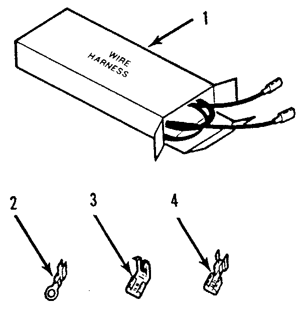Kenmore 2783548812 wire harnesses and options diagram