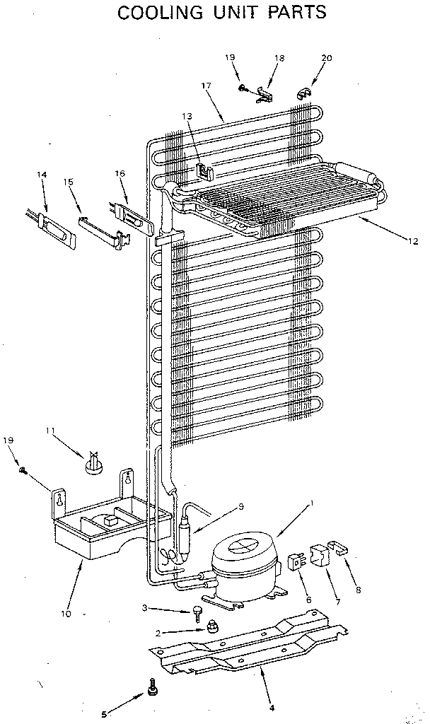 Kenmore 5649600490 unit parts diagram