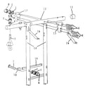Sears 512725582 frame assembly a diagram