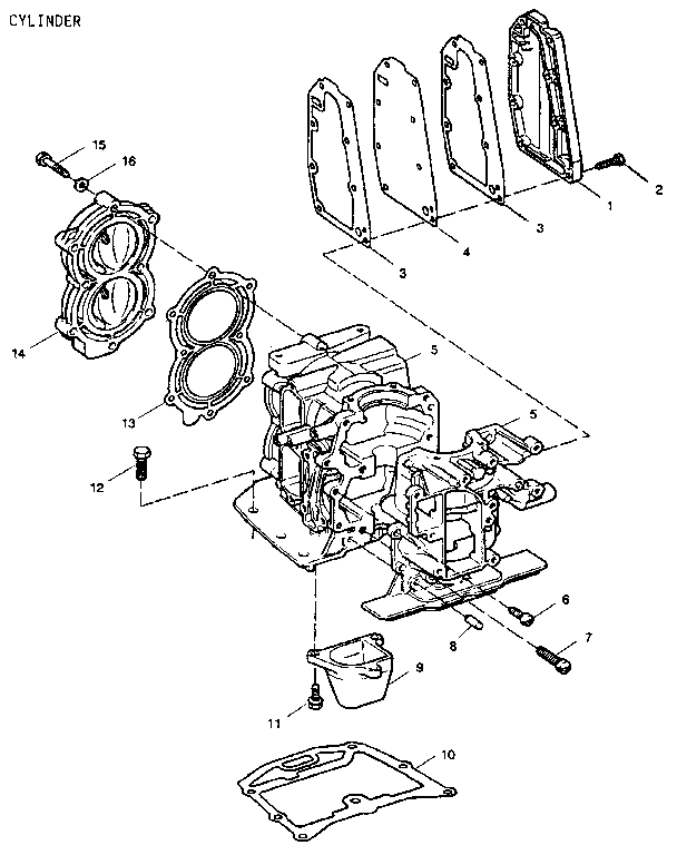 Craftsman 225581501 cylinder diagram