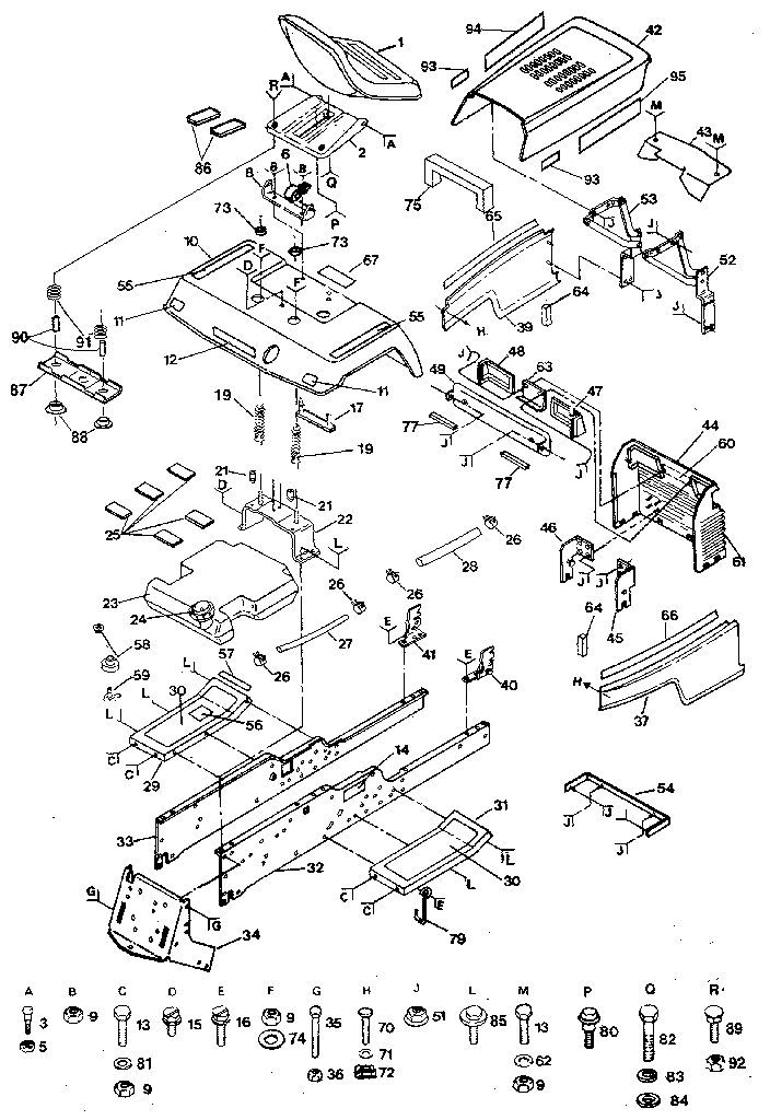 Craftsman 917255919 chassis and enclosures diagram