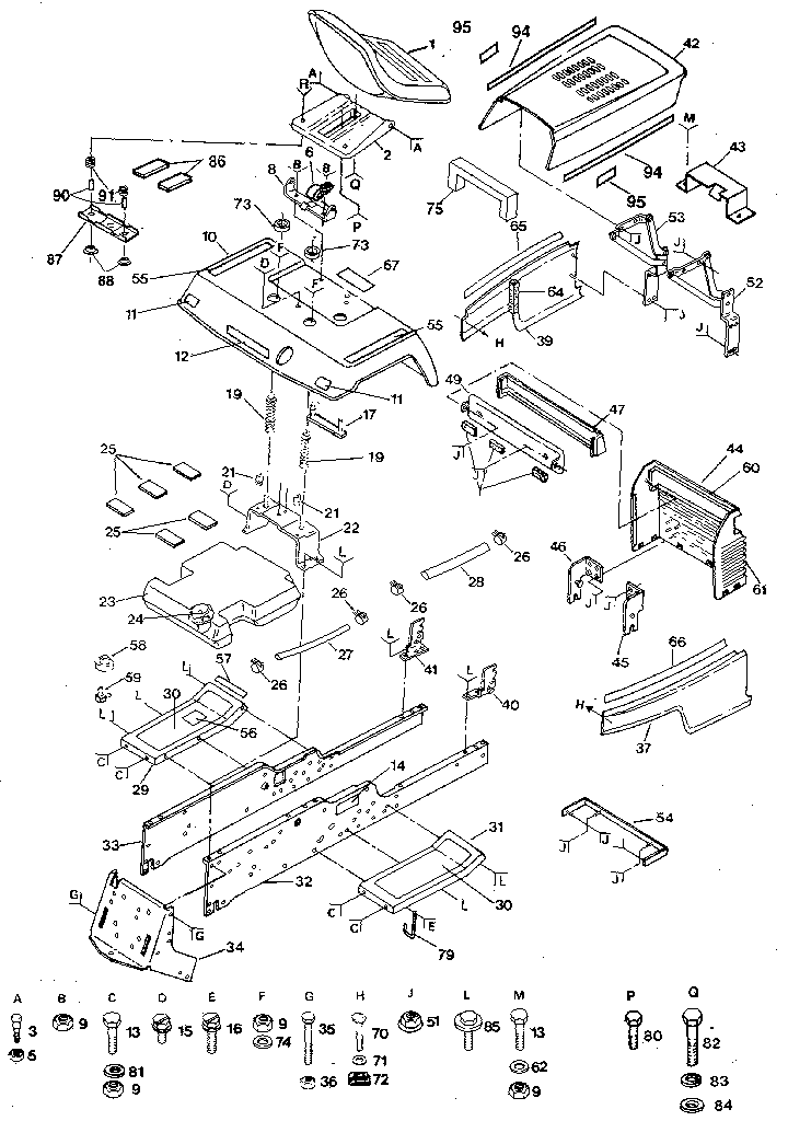 Craftsman 917254480 chassis and enclosures diagram