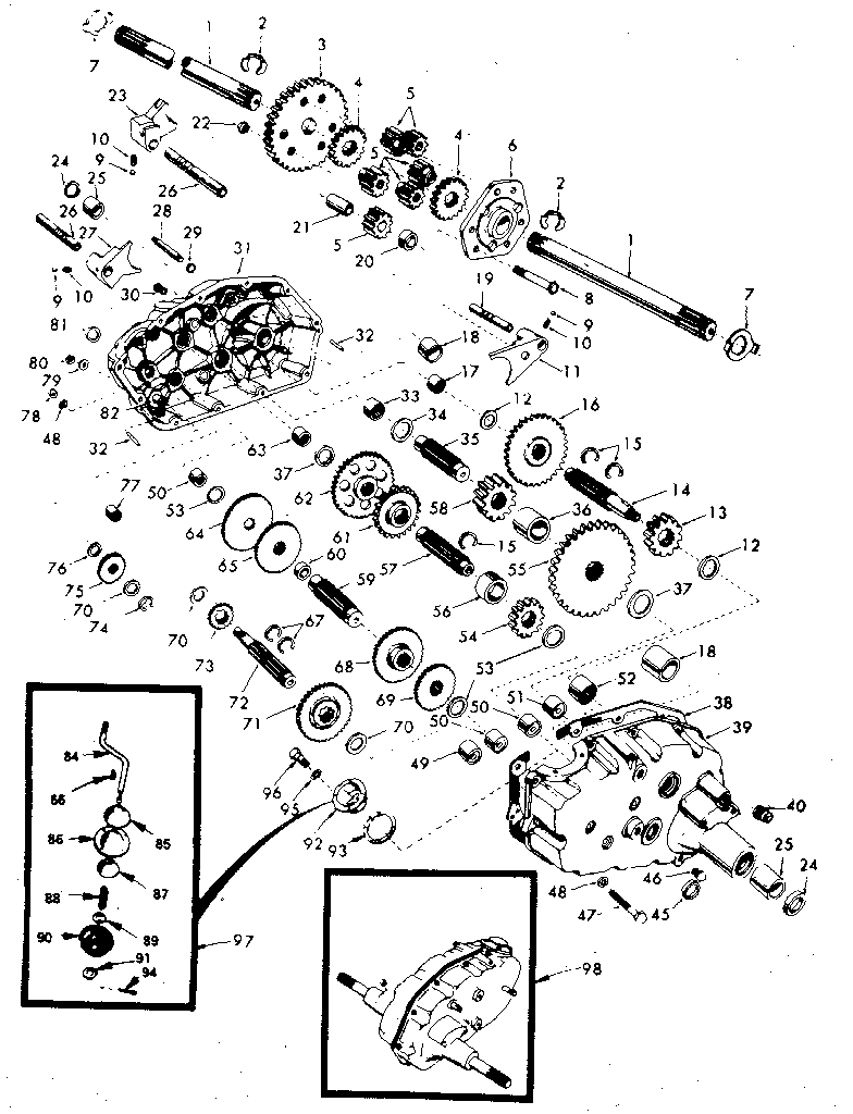 Craftsman 917254480 transaxle diagram