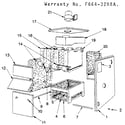 Kenmore 229964370 jacket - section and base diagram