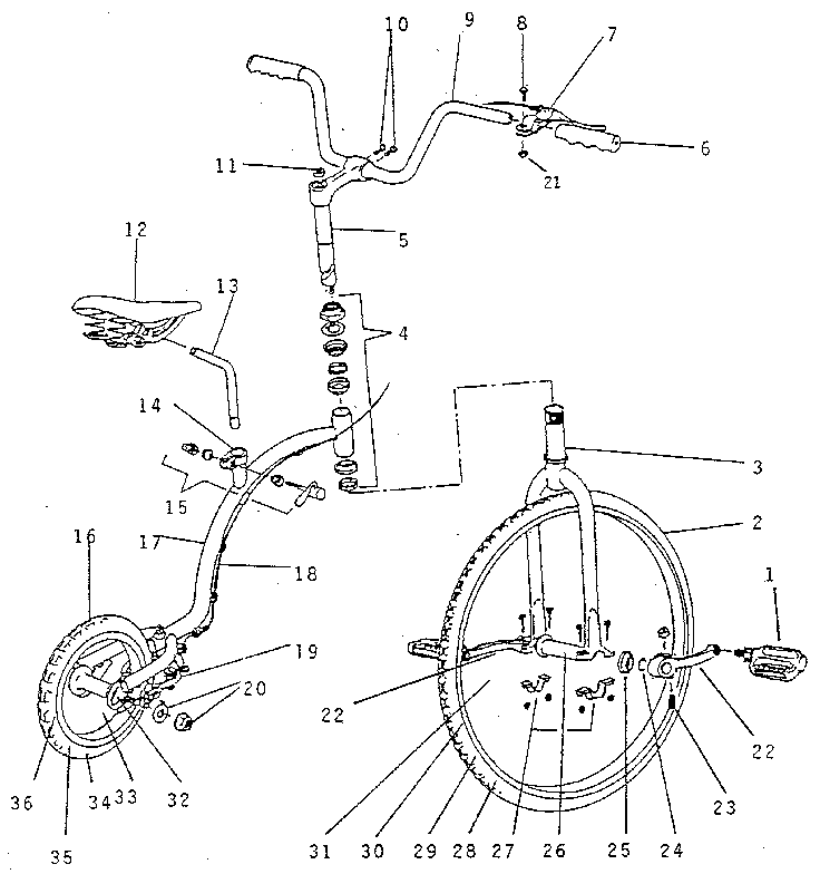 Columbia 9877C unit parts diagram