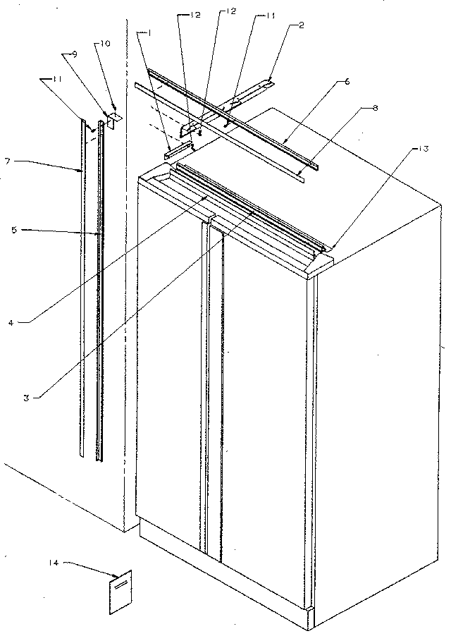Kenmore 5969500880 b17 trim kit diagram