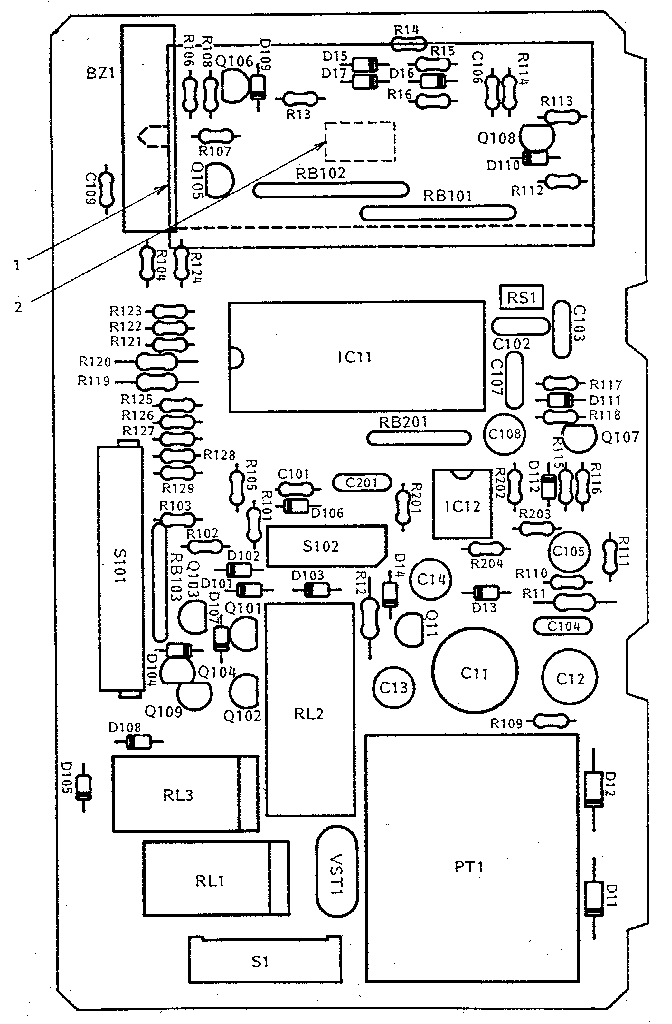 Kenmore 5658932580 power and control circuit board diagram