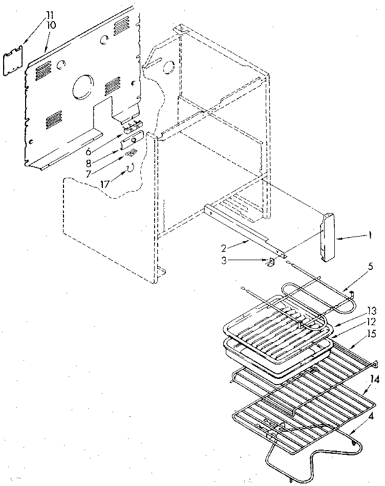 Whirlpool RF3020XVW0 oven diagram
