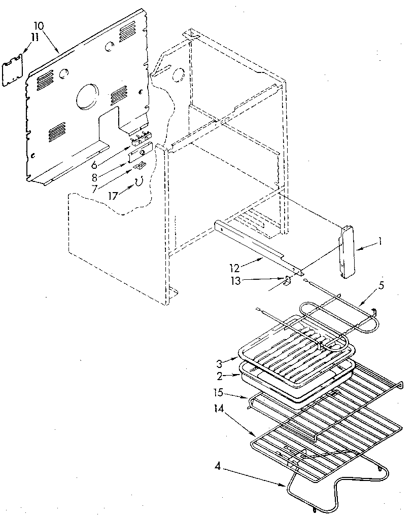 Whirlpool RF3165XVW0 unit diagram