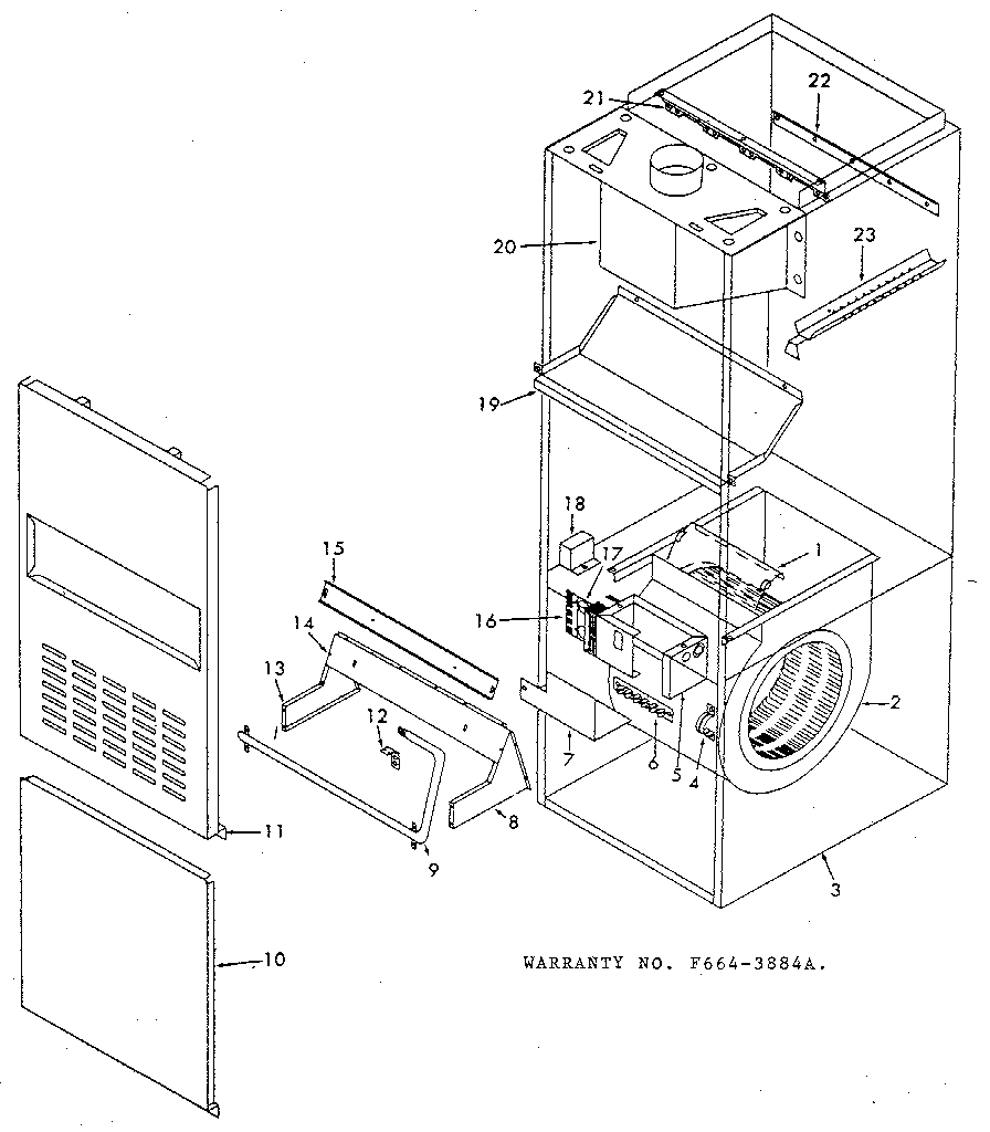 Kenmore 867761052 non-functional replacement parts diagram