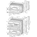GE TBX24ZKFR doors diagram