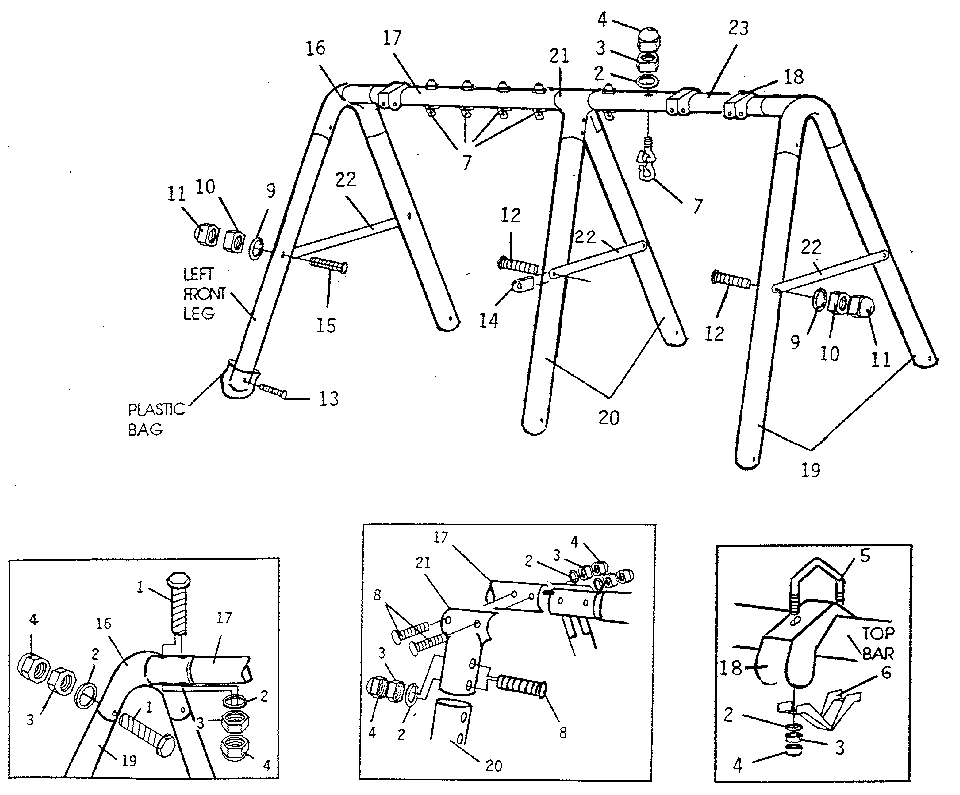 Sears 512720664 a-frame diagram