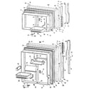 GE TBX19ZLJRWH doors diagram