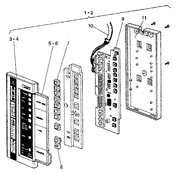 Mitsubishi MSH-09CW remote control switch diagram