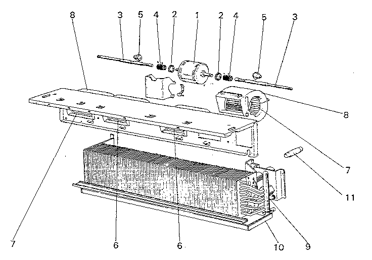 Mitsubishi PC-30AG.US pc-36ag.us fan diagram