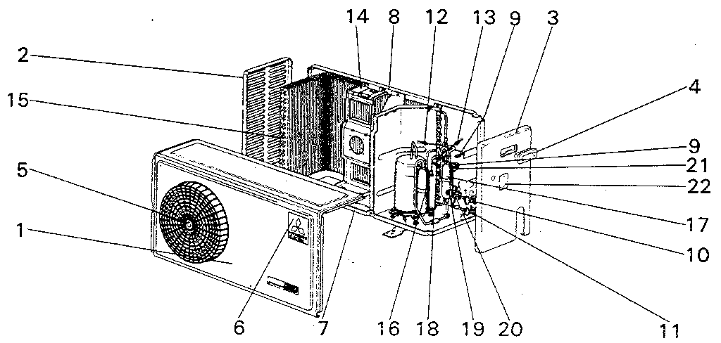 Mitsubishi PUH-18G6.US puh-18g6.us structural diagram