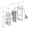 Mitsubishi MSH-12BN remote controller diagram