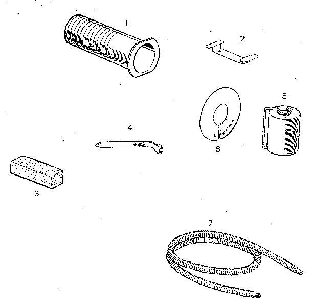 Mitsubishi MSH-12BN accessories diagram