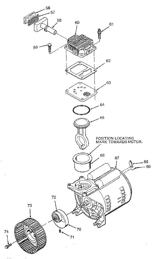 Craftsman 919153330 compressor pump diagram