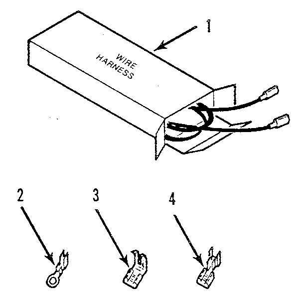 Kenmore 9119598811 wire harnesses and components diagram