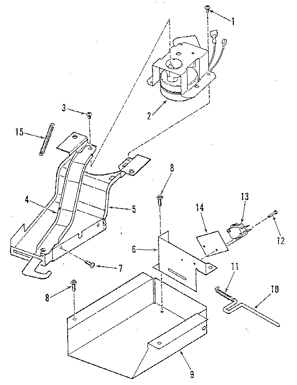 Kenmore 9114658813 door lock section diagram