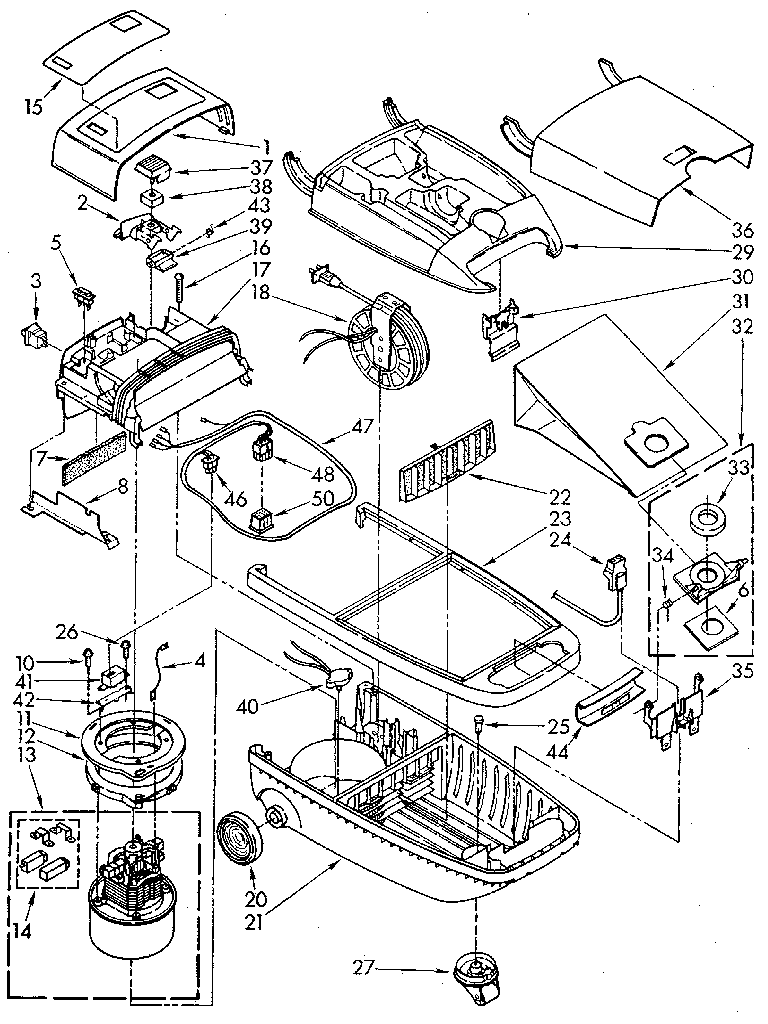 Kenmore 1162745584 base assembly diagram