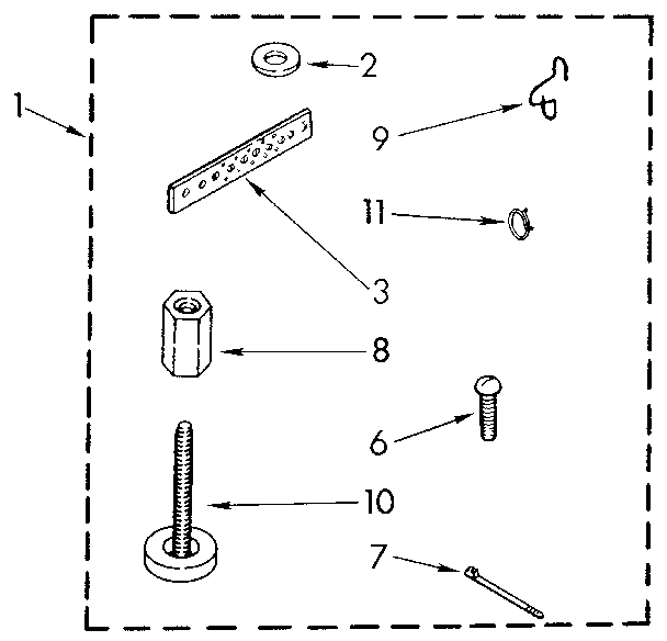 Kenmore 11082467630 miscellaneous diagram