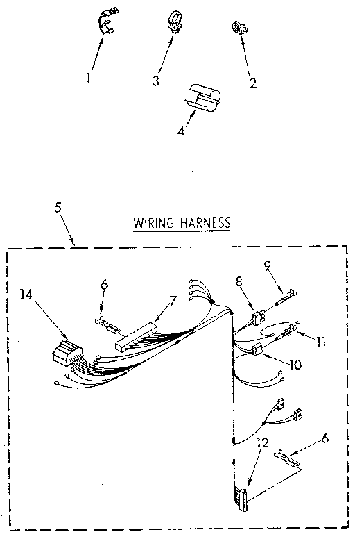 Kenmore 11082870620 wiring harness diagram