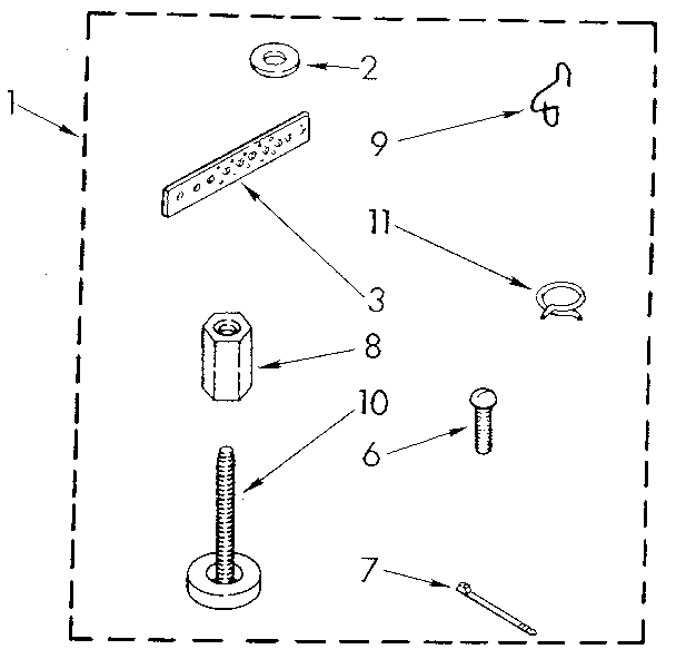 Kenmore 11082427130 miscellaneous diagram