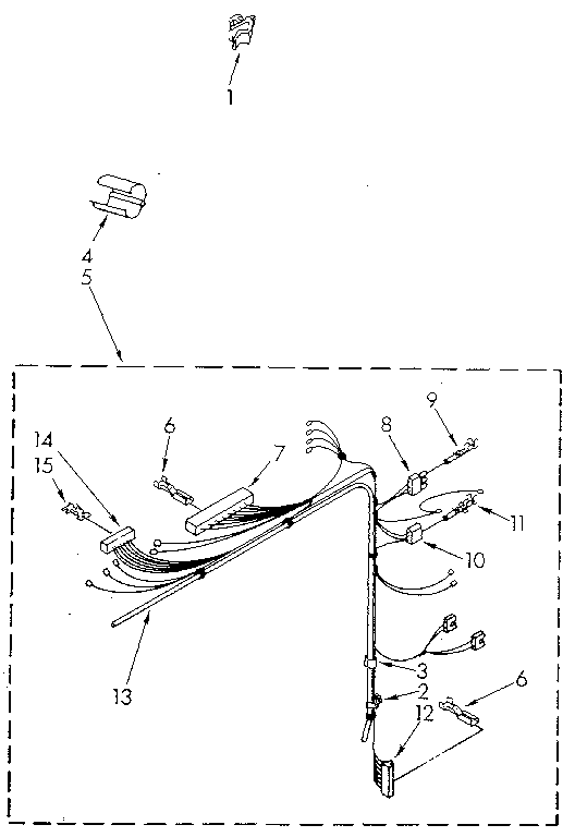 Kenmore 11082427130 wiring harness diagram